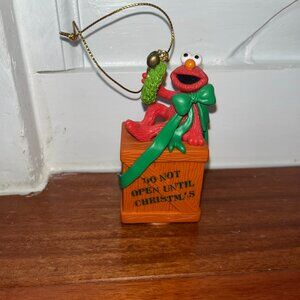 vintage sesame street clotheset Elmo Christmas Ornament
